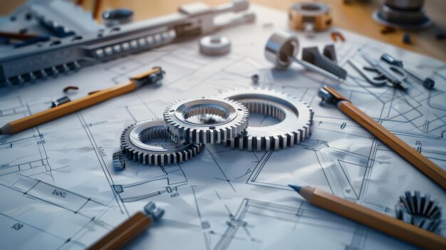 A detailed blueprint or technical drawing, representing precision and planning.